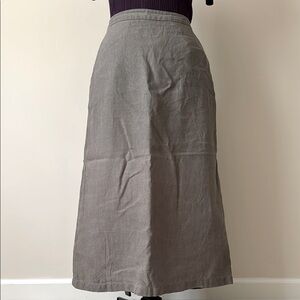 🟢 5/$25 - Vintage Y2K Banana Republic 100% Linen Skirt | Size 10